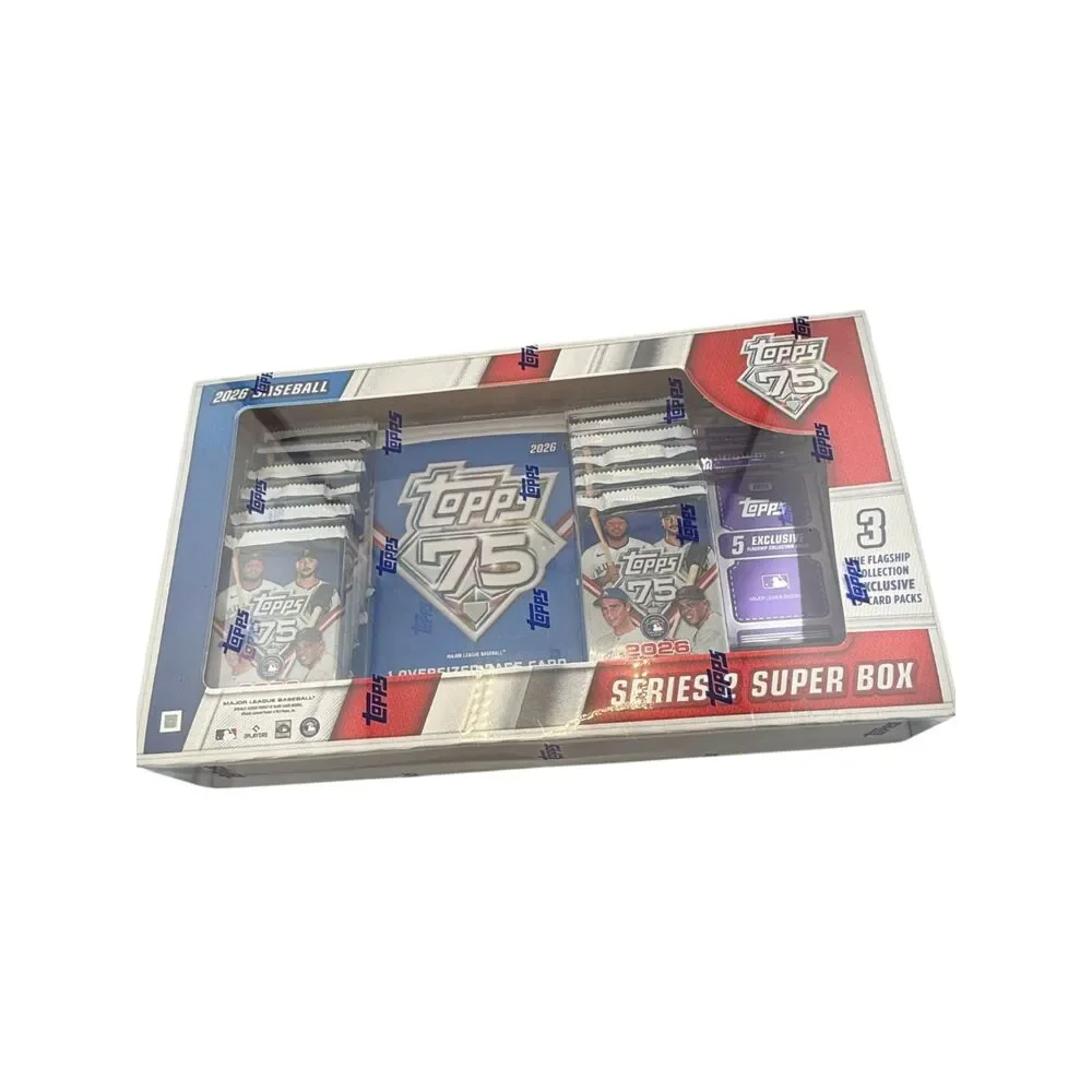 2026 Topps Series 2 Baseball Super Box Factory Sealed 184 Cards Flagship Packs